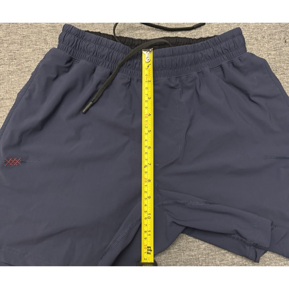 Rhone Versatility Shorts Mens Small S Blue Athletic Stretch Athleisure Elastic - Picture 4 of 8